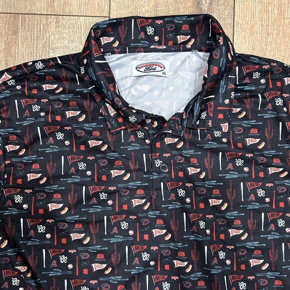 2024 Arizona Diamondbacks Father's Day Polo Shirt XL Sponsored By Sanderson Ford - Picture 3 of 9